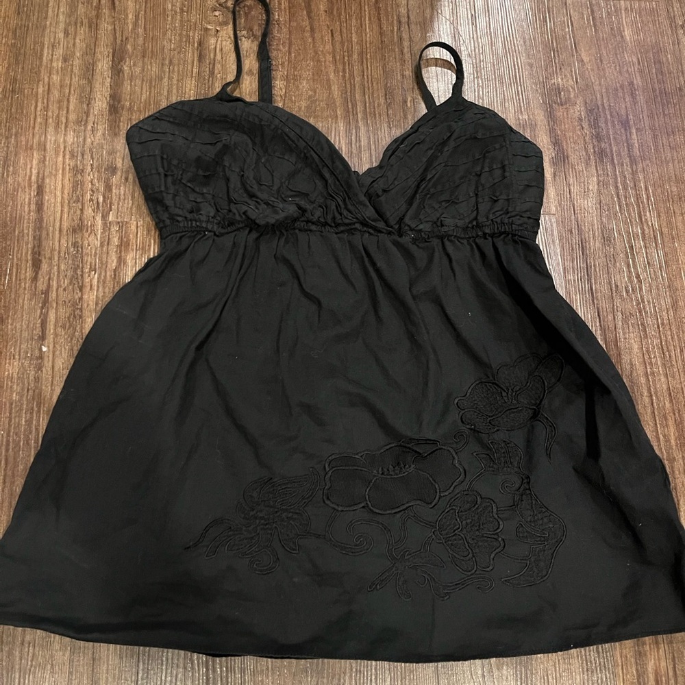 Jacob Elegant Black babydoll top size M